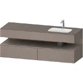 Duravit Einbauwaschtisch-Möbel-Set Qatego 160x50x60cm, Kon-WTU, B, B re, bas. ma