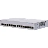Cisco CBS110, Unmanaged, L2, Gigabit Ethernet (10/100/1000), Vollduplex, Rack-Einbau, 1U