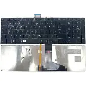 T-ProTek DE Schwarz glänzend Tastatur mit Beleuchtung kompatibel für Toshiba Satellite S75-A