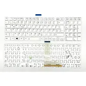 T-ProTek DEUTSCHE - Weiß Tastatur Ohne Beleuchtung kompatibel für Toshiba Satellite U50D