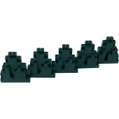 LEGO 3x8x7 Felsen Felsplatte LURP Berg Dunkelgrau - 6083 NEU! Menge 3x