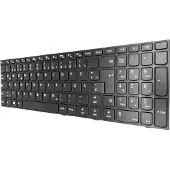 T-ProTek DEUTSCHE-Tastatur Keyboard Schwarz Rahmen kompatibel für LENOVO V110-17ISk (80VM00CFGE)