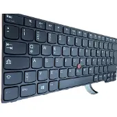 T-ProTek DEUTSCHE-Tastatur Schwarz Rahmen mit Trackpoint für Lenovo ThinkPad E470 20H2S00700
