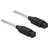 DeLOCK FireWire B/B, 2.0m, Grau, Männlich/Männlich, 2 m