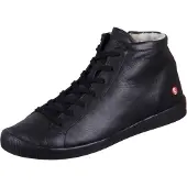 Softinos Schnürstiefel Schwarz