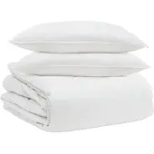 vidaXL Bettdecken Set mit Kissen 3 pcs Weiß Daunenfeder