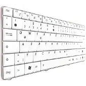 T-ProTek DEUTSCHE - Weiß Tastatur Kompatibel für P/N : 0KNA-1J2GE01