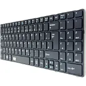 T-ProTek DEUTSCHE - Schwarz Tastatur Keyboard kompatibel für Medion Akoya MD98321