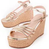 Montevita Sandale Mit Keilabsatz Salia10 Gold