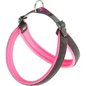 Ferplast Agila Fluo, Hund, Westengeschirr, Schwarz, Fuchsie, Nylon, Einfarbig, 65 cm