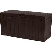 Keter 17202623, Aufbewahrungsbox, Braun, Rechteckig, Holz, Einfarbig, Draußen