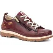Pikolinos Damen Sneaker Leder Slip-On Reißverschluss Vigo W3W-6979, Größe:39 EU, Farbe:Rot