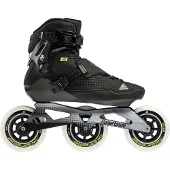 Rollerblade E2 110 Black Inlineskate Inliner Speedskate Fitnessskate 45
