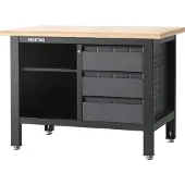 Feistos Werkstatteinrichtung Titos 2 Werkbank mit Schubladen 120 cm