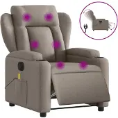 Sonstiges Massagesessel Elektrisch Taupe Stoff