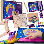 Okto Art Set Eule 3D Malen Nach Zahlen Ciastolin 20003