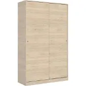Dmora Kleiderschrank 2 Türen Denali 120x204h cm Braun