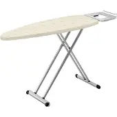 Tefal PRO ELEGANCE, Bügelbrett in Originalgröße, Baumwolle, Beige, Grau, Abbildung, Rechteckig, Edelstahl