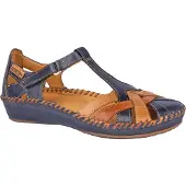 Pikolinos für Damen. 655-0732C5 Sandalen P. Vallarta 655 marine (41), Leder, Lässig