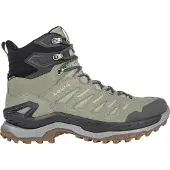 Lowa - Herren Wanderschuhe GORE-TEX &ndash; Innovo GTX Mid - Innovo GTX Mid Seaweed/Dune für Herren aus Leder - Größe 44 - Grau