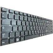 T-ProTek DEUTSCHE - Schwarz ohne Rahm Tastatur version 2 für Samsung NP300E7A-S06IT