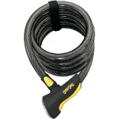 Onguard Spiralkabelschl. Dobermann 8027 Länge 185cm, Ø15mm, schwarz