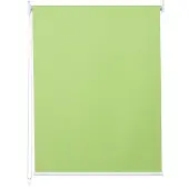 Mendler Rollo MCW-D52, Fensterrollo Seitenzugrollo Jalousie, Sonnenschutz Verdunkelung blickdicht 90x160cm hellgrün