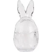 Clayre & Eef Glastopf Ei Ø 9x17 cm Transparant Glas