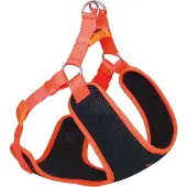 Nobby Geschirr Black Mesh Reflect orange
