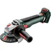 Metabo Akku-Winkelschleifer WVB 18 LT BL 11-125 Quick, mit Bremse, Drehzahlregelung, Schnellspannmutter, drehbarem Akkupack, Karton
