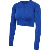 Hummel Crop-Trikot mit langen Ärmeln, Damen MT Leo