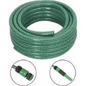 Syfax Gartenschlauch mit Kupplung-Set Grün 0,5" 30 m PVC