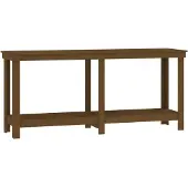Syfax Werkbank Honigbraun 180x50x80 cm Massivholz Kiefer
