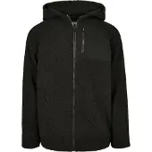 Urban Classics - Hooded SHERPA Winter Jacke schwarz - S