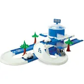 Wader Play Tracks City-Polizeistation Spielset 3,8 m