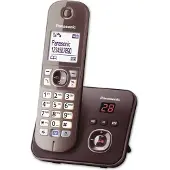 Panasonic KX-TG6821GA Schnurlostelefon mit AB mocca braun