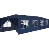 vidaXL Möbel Gartenzelt 3x12 m Blau - Pavillons & Partyzelte &9722
