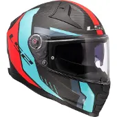 LS2 LS2FF811VectorIICGridRotCyan06Integralhelm Größe 2XL