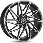 KESKIN 18 Zoll KT20 5x112 ET45 Alufelgen BLACK FRONT POLISH