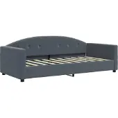Syfax Tagesbett Dunkelgrau 90x190 cm Samt