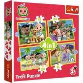 Trefl Cocomelon, 12 Stück(e), Cartoons, 4 Jahr(e)