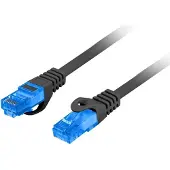 Lanberg PCF6A-10CC, 20 m, Cat6a, S/FTP (S-STP), RJ-45, RJ-45, Schwarz