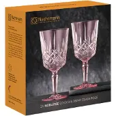 Nachtmann Cocktail/Weinglas 2er Set Noblesse, Kristallglas, Rosé, 355 ml, 105218
