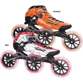 Tempish Speedskates ATATU LOW 125mm 88A Rollen Größe 41 Orange, formbares Skelett