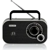 Roadstar TRA-2235, Tragbar, Analog, FM, 6,5 W, 3,5 mm, Schwarz