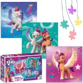 Dodo 3In1 Puzzle "My Little Pony" 3 Puzzles In Einem Bunte Puzzles
