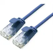 Roline UTP DataCenter Patchkabel Cat.6A (Class EA), LSOH, slim, blau, 2 m