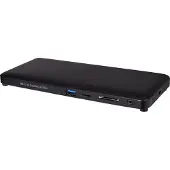 V7 DOCKUCPT3D, Kabelgebunden, USB 3.2 Gen 2 (3.1 Gen 2) Type-C, 100 W, 3,5 mm, 10,100,1000 Mbit/s, Schwarz