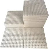 LEGO 16x16 Platten Bauplatten Weiß Beidseitig bebaubar - 91405 NEU! Menge 2x