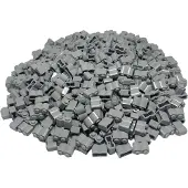 LEGO 1x2 Steine Palisadensteine Modifiziert Log Hellgrau - 30136 NEU! Menge 50x